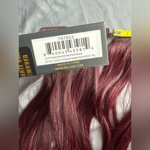 BELLAMI Mulberry Wine Volume Weft Hair Extensions - 2 pieces